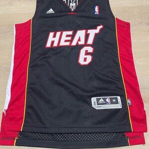 Authentic Adidas NBA Miami Heat LeBron James Basketball Jersey’s